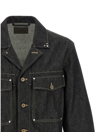 Джинсовая куртка LEMAIRE 'Trucker' (OW1234LD1061BK965) #