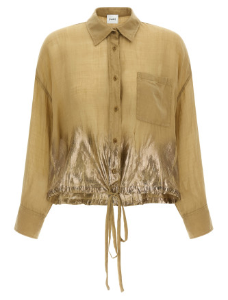 Рубашка, блузка NUDE Linen blend shirt