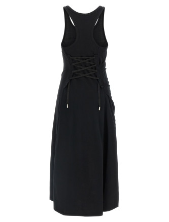 Макси MCQUEEN Corset dress (863591QLAEZ1000) #