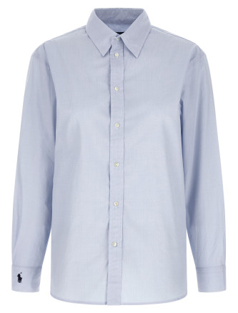 Рубашка, блузка POLO RALPH LAUREN Embroidered cuffs shirt