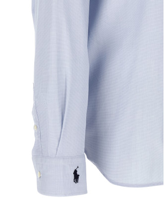 Embroidered cuffs shirt (211968220002) #