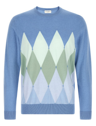 Свитер, кардиган BALLANTYNE Argyle sweater