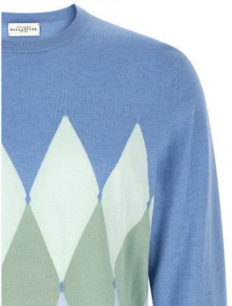Свитер, кардиган BALLANTYNE Argyle sweater (B2P00014CA893011) #