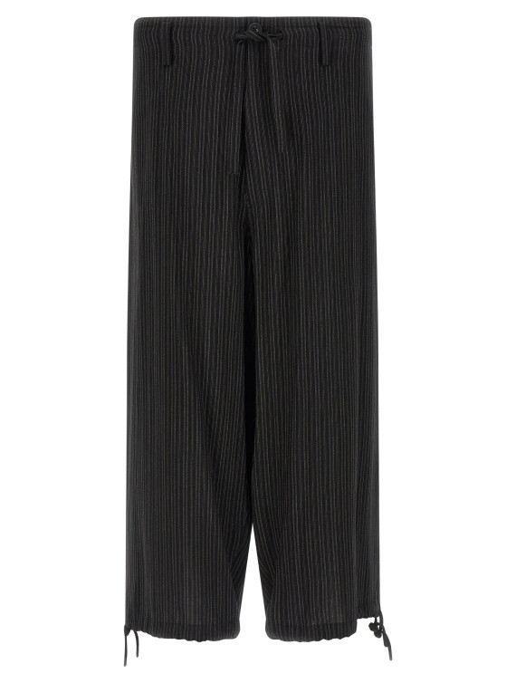 Брюки YOHJI YAMAMOTO Extra loose leg pants (HKP54227BLACK1) #1