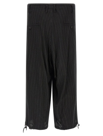 Брюки YOHJI YAMAMOTO Extra loose leg pants (HKP54227BLACK1) #