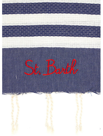 Пляж MC2 SAINT BARTH Logo embroidery beach towel (FOUTASNLIG61) #