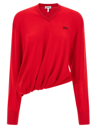 Asymmetrical cut sweater