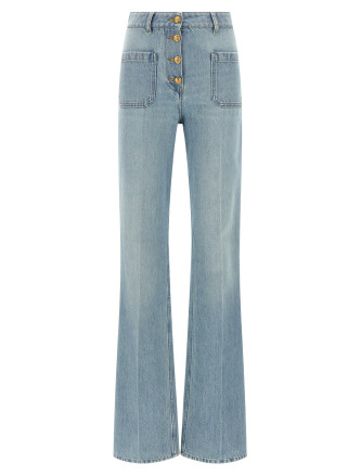 Джинсы VALENTINO GARAVANI Valentino Garavani high waist jeans