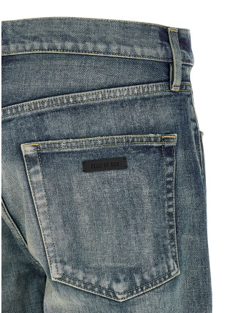 Джинсы FEAR OF GOD Stone washed jeans (FG9M459906DNMSELVINTAGEINDIGO) #