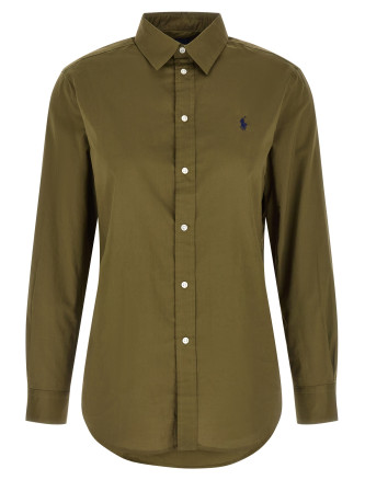 Рубашка, блузка POLO RALPH LAUREN Logo embroidery shirt