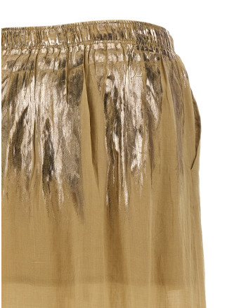 Мини NUDE Slit skirt (1103E26425513) #