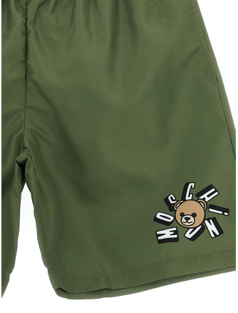 Пляжная одежда MOSCHINO KID TEEN 'Moschino Teddy Bear' (HUL01LLKA02OLIVEGREEN) #