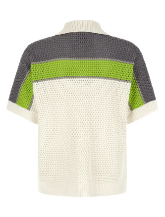 Рубашка, блузка CASABLANCA 'Stripe Crochet' (MSP26KW120701) #