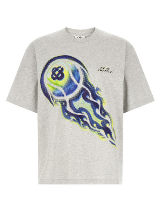 Футболка CASABLANCA 'Flaming Tennis Ball'