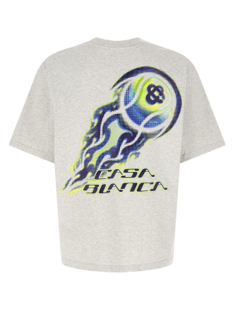 'Flaming Tennis Ball' T-shirt (MSP26JTS04402) #