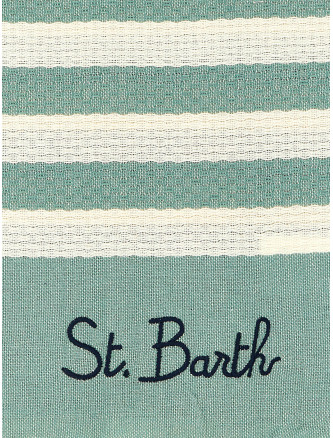 Пляж MC2 SAINT BARTH Beach towel with logo embroidery (FOUTASNLIG53) #