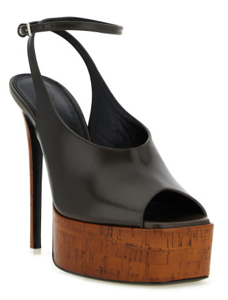 Босоножки на высоком каблуке THE ATTICO 'Ornella' (260WSH00911828) #