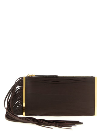 Клатч ELISABETTA FRANCHI Fringed clutch