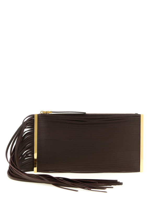 Клатч ELISABETTA FRANCHI Fringed clutch (BS05N62E2644) #1