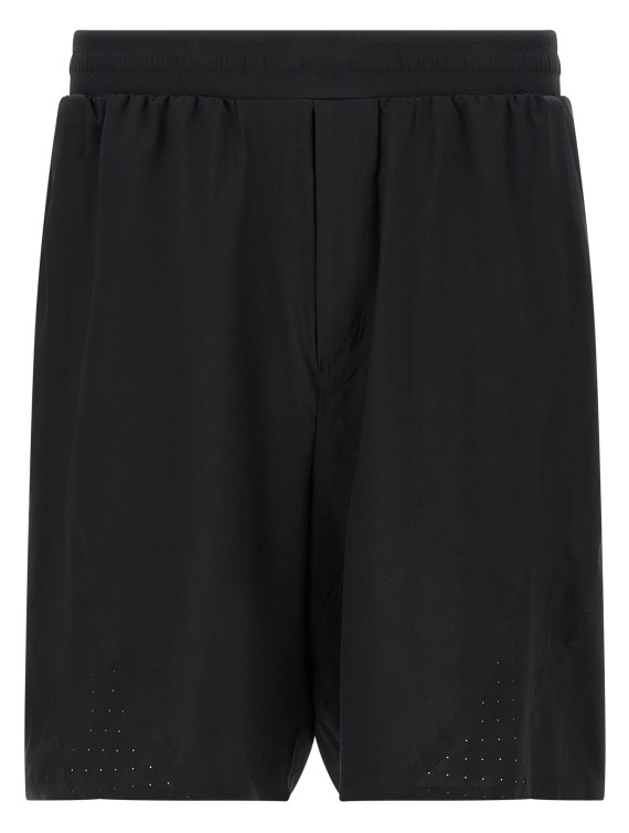 Бермуд, келтекей Y-3 Vinyl logo bermuda shorts (KF6045BLACK) #1
