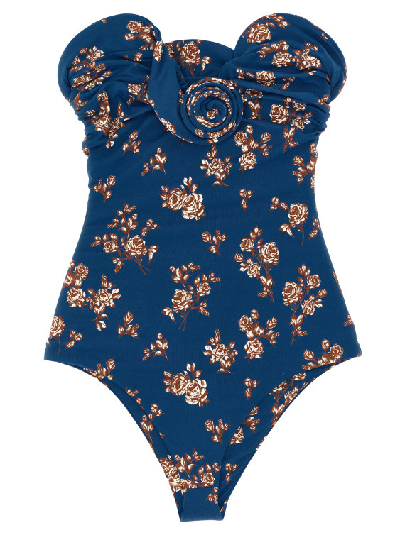 '05' one-piece swimsuit (806526BLUE) #1