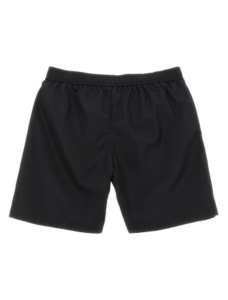 Пляжная одежда MOSCHINO KID TEEN Logo swimsuit (HUL01KLKA02NEROBLACK) #