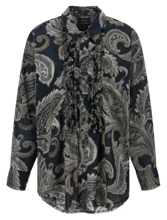 Рубашка, блузка R13 Paisley print shirt