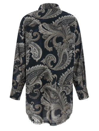Рубашка, блузка R13 Paisley print shirt (R13WR478R799ABLACKPAISLEYMULTIPRI) #