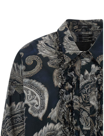Рубашка, блузка R13 Paisley print shirt (R13WR478R799ABLACKPAISLEYMULTIPRI) #