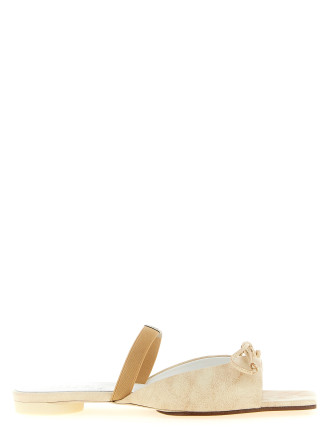 Шлепанцы MM6 MAISON MARGIELA Squared toe sandals