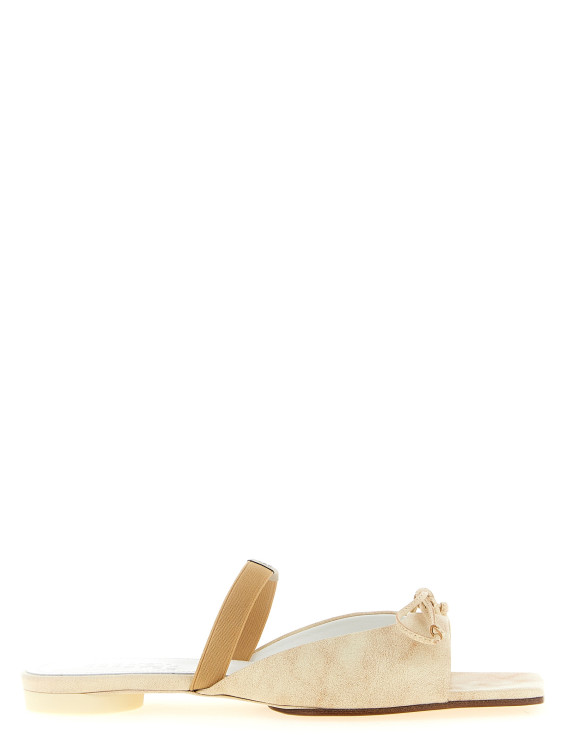 Шлепанцы MM6 MAISON MARGIELA Squared toe sandals (S66WP0126P7706HB496) #1