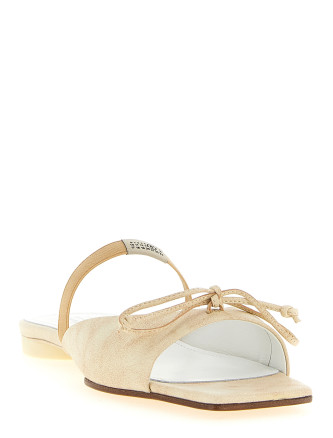 Шлепанцы MM6 MAISON MARGIELA Squared toe sandals (S66WP0126P7706HB496) #