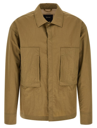 Повседневная куртка LAMINAR Shacket rippled effect