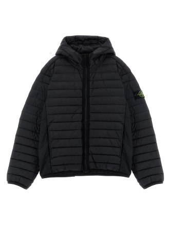 Пуховая куртка, парка, повседневная куртка STONE ISLAND JUNIOR Hooded down jacket