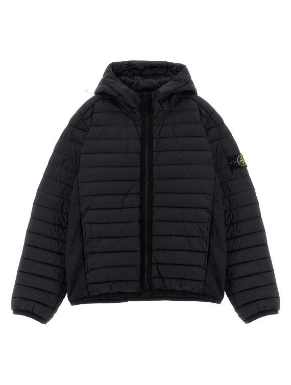 Пуховая куртка, парка, повседневная куртка STONE ISLAND JUNIOR Hooded down jacket (L1S164100009S0024V0029) #1