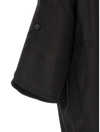 Рубашка, блузка YOHJI YAMAMOTO Silk shirt (HKB64448BLACK1) #