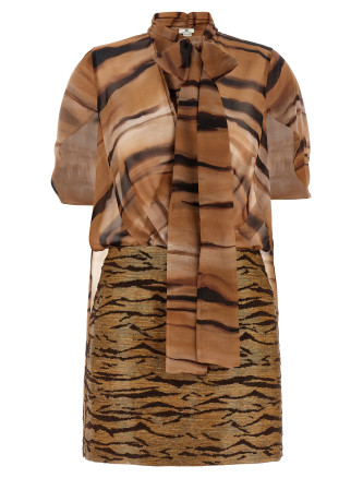 Мини ELISABETTA FRANCHI Animal dress