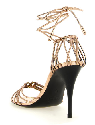 Босоножки на высоком каблуке SAINT LAURENT 'Babylone' (7857060NL005912) #