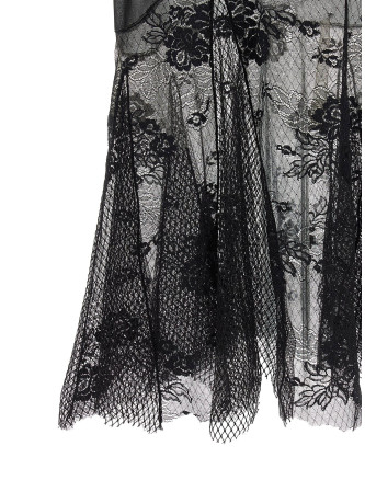 Миди THE ATTICO Lace tulle dress (260WCW00286100) #