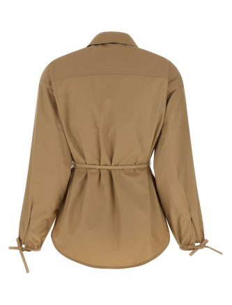 Повседневная куртка MONCLER Grosgrain logo patch overshirt (L10932F00021597LQ20J) #