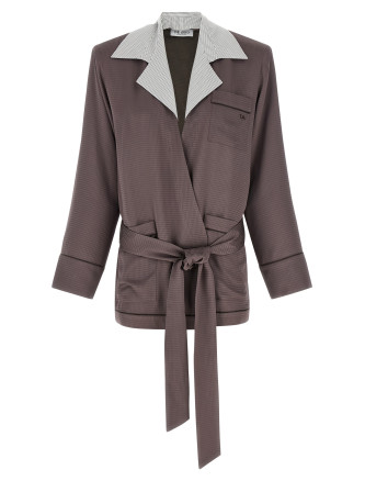 Пиджак, костюм THE ATTICO Dressing gown blazer