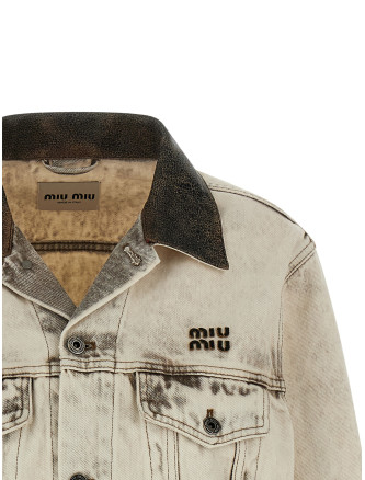 Джинсовая куртка MIU Denim jacket (GWB273SOOO183TF0009) #