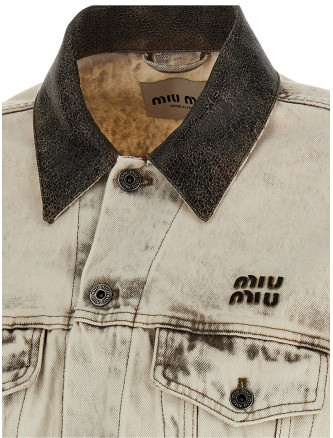 Джинсовая куртка MIU Denim jacket (GWB273SOOO183TF0009) #