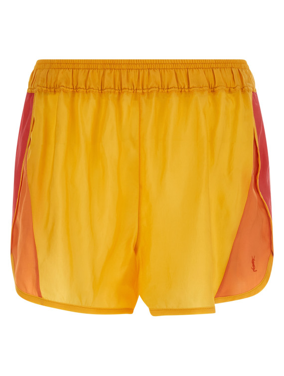 Бермуды, шорты SAINT LAURENT Color-block shorts (860991Y6J717042) #1