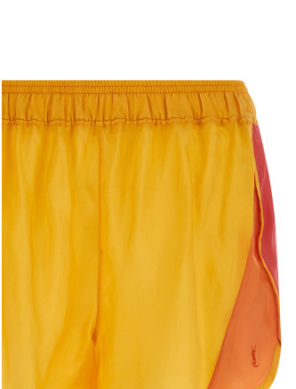 Бермуды, шорты SAINT LAURENT Color-block shorts (860991Y6J717042) #