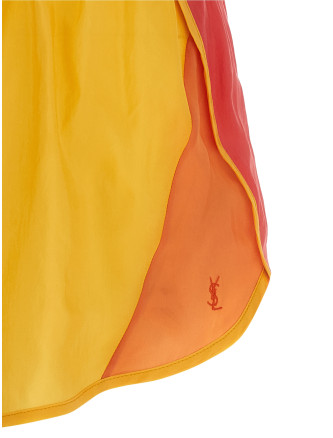 Бермуды, шорты SAINT LAURENT Color-block shorts (860991Y6J717042) #