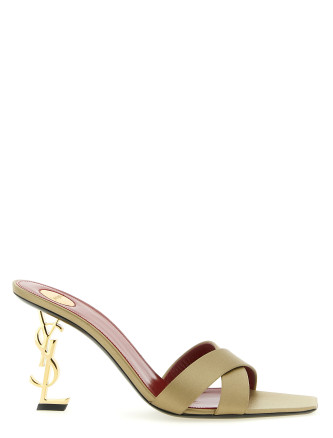 Босоножки на высоком каблуке SAINT LAURENT 'Opyum'