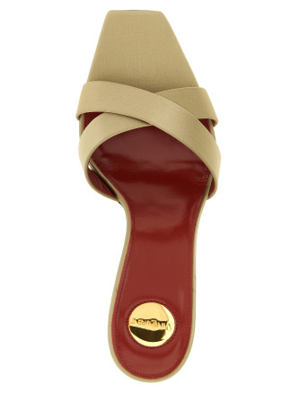 Босоножки на высоком каблуке SAINT LAURENT 'Opyum' (8189319QAB12901) #