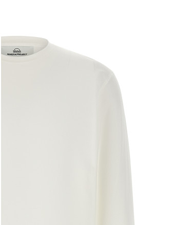 Футболка RIVIERA PROJECT Cotton t-shirt (TSHIRTMANICALUNGABIANCO) #