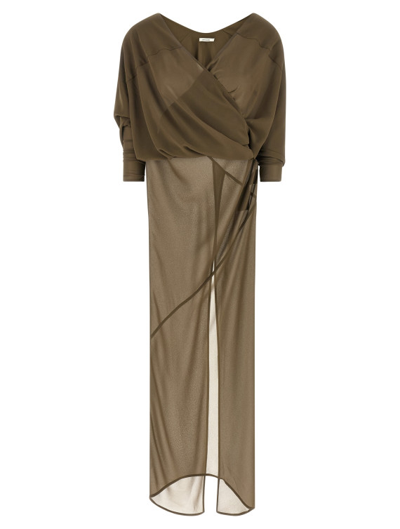 Макси ENTIRE STUDIOS Asymmetrical skirt dress (ESSS26DR020160024) #1